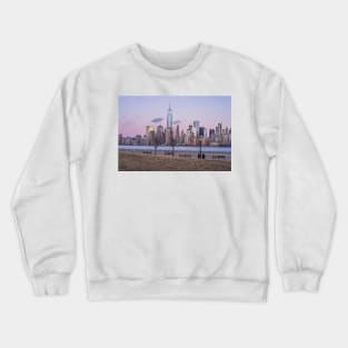 Empty sky memorial parking Crewneck Sweatshirt